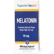 Melatonin 10 mg (with Camomile 1 mg), 100 Instant Dissolve Tablets, Superior Source