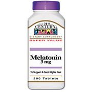 Melatonin 3 mg 200 Tablets, 21st Century Health Care