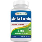 Melatonin 3 mg, 240 Tablets, Best Naturals