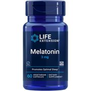 Melatonin 3 mg, 60 Vegetarian Capsules, Life Extension
