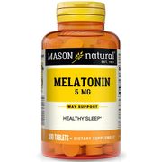 Melatonin 5 mg, 300 Tablets, Mason Natural