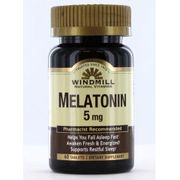 Melatonin 5 mg, 60 Tablets, Windmill Health Products