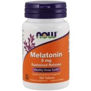 Melatonin 5 mg Sustained Release, 120 Tablets, NOW Foods