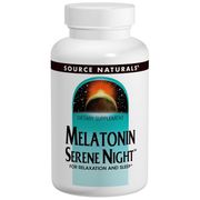 Melatonin Serene Night 3 mg, 60 Tablets, Source Naturals