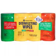 Member's Mark Disinfecting Wipes, Variety Pack, 78 Wipes x 4 Canisters