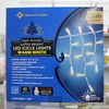High Density Super Bright LED Icicle Lights, Warm White