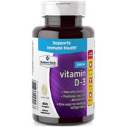 Member's Mark Naturally Sourced Vitamin D-3 2000 IU, 400 Softgels
