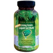 Men's Living Green Liquid-Gel Multi Vitamins, 90 Liquid Soft-Gels, Irwin Naturals