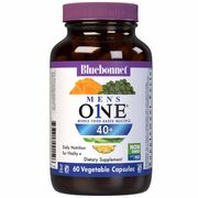 Men's One 40+ Whole Food-Based Multiple, Value Size, 60 Vegetable Capsules, Bluebonnet Nutrition
