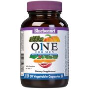 Men's One Whole Food Based Multiple, 30 Vegetable Capsules, Bluebonnet Nutrition
