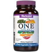 Men's One Whole Food Based Multiple, Value Size, 90 Vegetable Capsules, Bluebonnet Nutrition