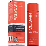 Men's Triple Action Shampoo for Thinning Hair with 2% Trioxidil, 8 oz, Foligain