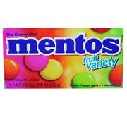 Mentos Fruit Variety Pack, The Chewy Mint, 1.32 oz x 15 Rolls