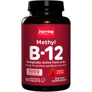 Methyl B-12, Methylcobalamin 5000 mcg 60 lozenges, Jarrow Formulas