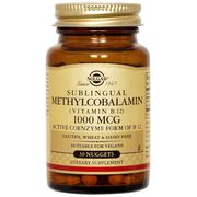 Methylcobalamin (Vitamin B12) 1000 mcg Sublingual, 30 Nuggets, Solgar