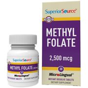 Methylfolate 2500 mcg, 30 Instant Dissolve Tablets, Superior Source