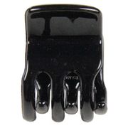 Micro Mini Hair Clamp - Lily - Black, 2 ct Per Card, DiPrima Beauty