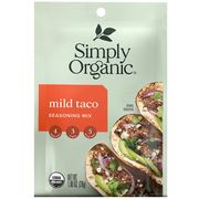 Mild Taco Seasoning Mix, 1 oz, Simply Organic