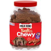 Milk-Bone Soft & Chewy Beef & Filet Mignon Recipe with Chuck Roast Dog Treats, 37 oz