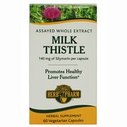 Milk Thistle 140 mg, 60 Vegetarian Capsules, Herb Pharm