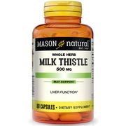 Milk Thistle 500 mg, 60 Capsules, Mason Natural