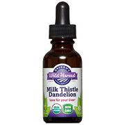 Milk Thistle Dandelion Liquid Extract, Organic, 1 oz, Oregon's Wild Harvest