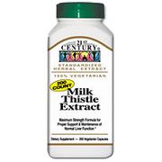 Milk Thistle Extract 200 Vegetarian Capsules, 21st Century Health Care