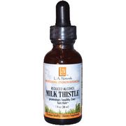 Milk Thistle Organic, 1 oz, L.A. Naturals