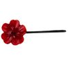 Milky Flower Bobby Pin - Begonia - Red