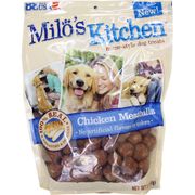 Milo's Kitchen Chicken Meatballs, Home-Style Dog Treats, 30 oz