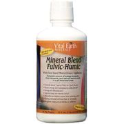 Mineral Blend Fulvic-Humic Liquid, Whole Food Based Mineral, 32 oz, Vital Earth Minerals