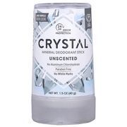 Mineral Deodorant Travel Stick, Unscented, 1.5 oz, Crystal Body Deodorant