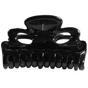 Mini Hair Clamp - Daisy - Black, 2 ct Per Card, DiPrima Beauty