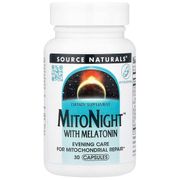 MitoNight with Melatonin, 30 Capsules, Source Naturals