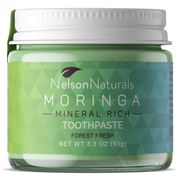 Moringa Mineral Rich Toothpaste, Forest Fresh, 3.3 oz (93 g), Nelson Naturals