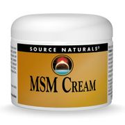 MSM Cream, Value Size, 4 oz, Source Naturals