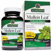 Mullein Leaf 500 mg, 90 Vegetarian Capsules, Nature's Answer
