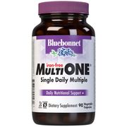 Multi One Formula, Single Daily Multivitamin & Multimineral, Iron Free, 90 Vegetable Capsules, Bluebonnet Nutrition
