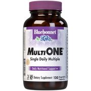 Multi One Formula, Single Daily Multivitamin & Multimineral, With Iron, 120 Vegetable Capsules, Bluebonnet Nutrition