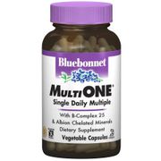 Multi One Formula, Single Daily Multivitamin & Multimineral, With Iron, 30 Vegetable Capsules, Bluebonnet Nutrition