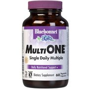 Multi One Formula, Single Daily Multivitamin & Multimineral, With Iron, 60 Vegetable Capsules, Bluebonnet Nutrition