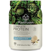 Complete Protein Vegan Powder, Creamy Vanilla Bean, 15.87 oz (1 lb), PlantFusion