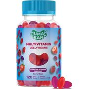 Multivitamin Jelly Bean Gummies with Zinc for Adults, 120 Jelly Beans, Human Beanz