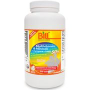 50+ Multivitamins & Minerals, 200 Tablets, Bill Natural Sources