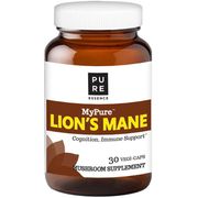 MyPure Lion's Mane Mushroom Supplement, 30 Vegetarian Capsules, Pure Essence Labs