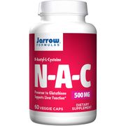 N-A-C (N-Acetyl-L-Cysteine), 60 Veggie Caps, Jarrow Formulas