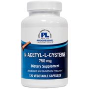 N-Acetyl-L-Cysteine, 120 Vegetable Capsules, Progressive Laboratories
