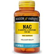 NAC N-Acethyl-L-Cysteine, 60 Capsules, Mason Natural