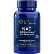 NAD+ Cell Regenerator and Resveratrol, 30 Vegetarian Capsules, Life Extension