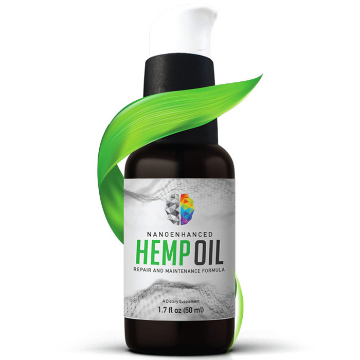 Nano-Enhanced Hemp Oil, 1.7 oz (50 ml), PrimeMyBody | VitaSprings.com
